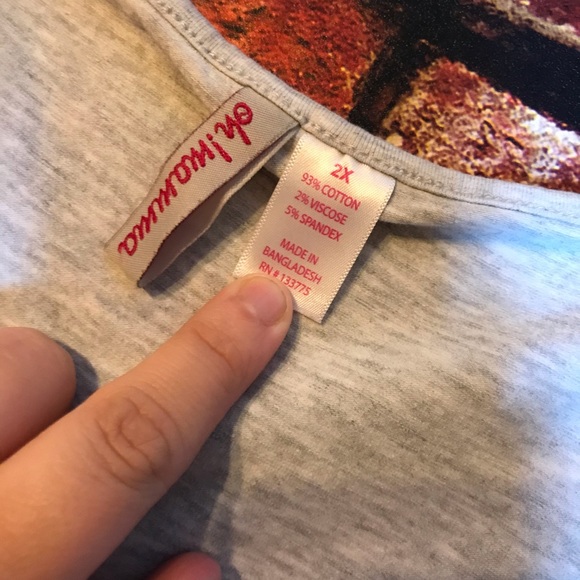 5/$25🖤2X Oh! Mamma Grey T-Shirt - Picture 2 of 3